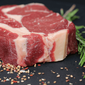 Raw steak